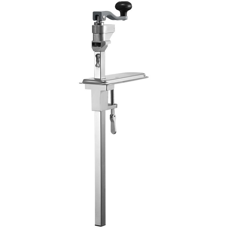 Commercial Steel Table Clamp Manual Can Opener with Ergonomic Handle