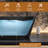 KAKUSIGA 55" Modern Freestanding Solid Surface Soaking Tub, Contemporary Bathroom Bathtub