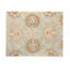 Wool Oriental Area Rug in Blue/Beige-336250981