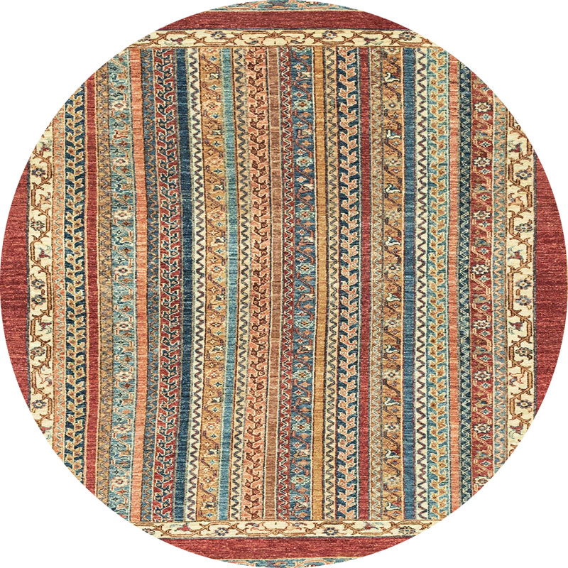 Tapis abstrait moderne 2375, Rond 8 pi