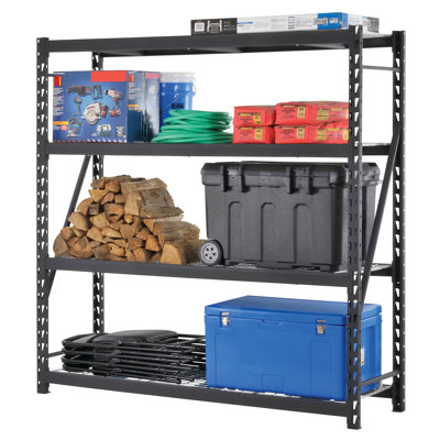 84 " W Steel Adjustable Shelving Unit