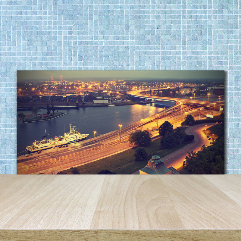 Madri 50cm W x 100cm L Glass Peel and Stick Panel