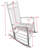 Balcony Porch Adult Rocking Chair - Solid Hardwood, Spacious Wide Seat & Armrest, Slatted Back Rest, Easy To Assemble, 280lbs Capacity In Generous And Secure Assembly Required, Load Limit-1121555653