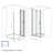 33-32 "X 72" Bifold Shower Door, 1/4"(6Mm) Tempered Glass, Aluminum Frame-120178938-120178939