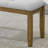 Darla Walnut Oak Dining Bench In Light Gray Fabric With Tufting