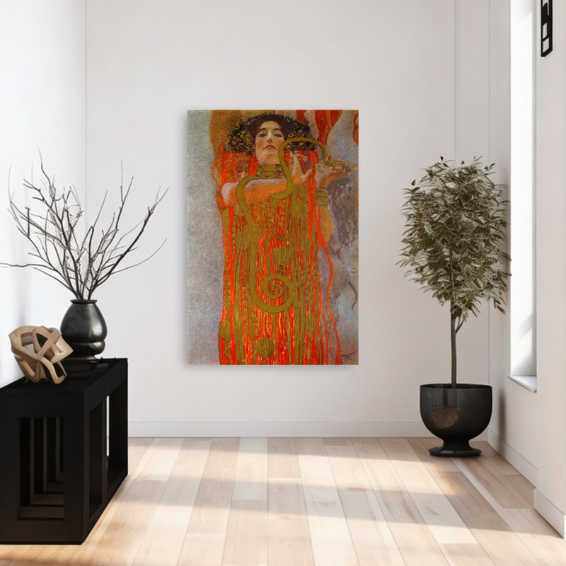 Hygieia, 1900-1907 Estampe d'art mural abstrait contemporain, H 48 po x l 32 po