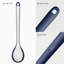 Cuillères en silicone résistantes à la chaleur de 600 ° F: cuillère de cuisine solide et rainurée U-Taste 13,3 po, long ustensile en caoutchouc antiadhésif, robuste pour mélanger, servir, remuer, égoutter (bleu minuit, 2 pièces)-131284969