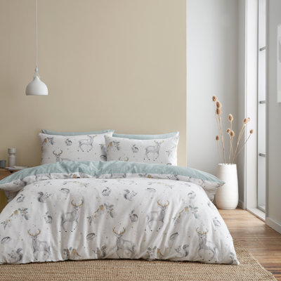 Cotton Animal Print Duvet Cover Set with Pillowcases