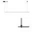 Luminaire suspendu linéaire à 1 lumière pour îlot de cuisine T.O-86728985-86728986