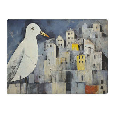 Seagull Contemporary  Glass Chopping Board