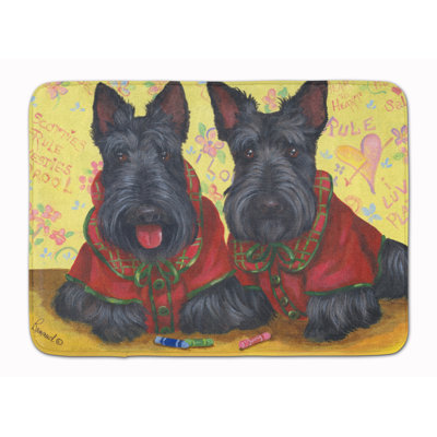 Tapis pour salle de bain Scottish Terrier Scotties