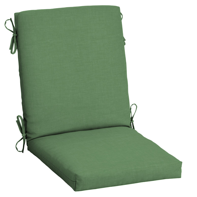 ARDEN Outdoor Lounge Chair 3.5" Cushion, 3.5" H x 20" W x 20" D, Moss