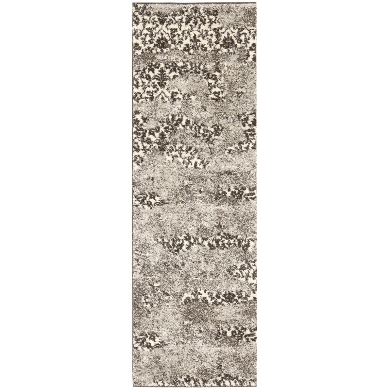 Davila Retro Performance Abstract Rug, Runner 2'3" x 11'