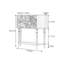 Armoire d'entrée en bois massif avec pieds hauts-1670291585