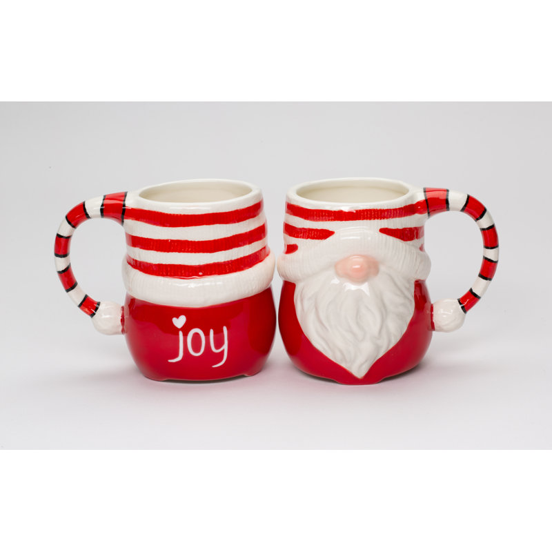 Tasse Gnome Santa, Ensemble de 2