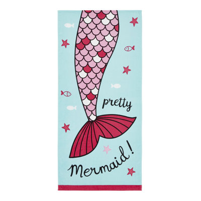 Mermaid Beach Towel Single