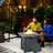 Square Propane Fire Pit Table
