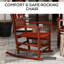 Ensemble de 2 chaises berçantes d'extérieur Outsunny (excluant la table)