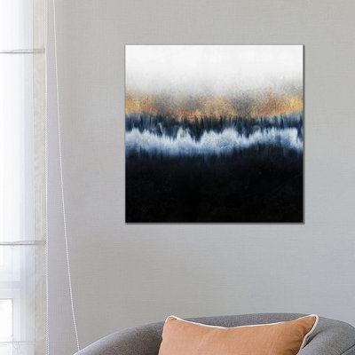 « Golden Horizon-carré » par Elisabeth Fredriksson-impression d’art graphique