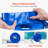 VEVOR Backwash Hose Blue High Quality Hose Complete Fittings-106445619