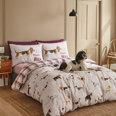 Country Dogs Duvet Cover Set