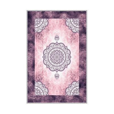 Tapis oriental violet / rose Cassian