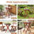 24.In  Round Patio Folding Wood Table-92327981