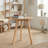 Round Side Table, Solid Wood Accent End Table with Stable 3-Leg Base for Living Room Bedroom Small Spaces-1105803142