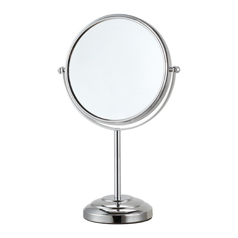 Miroir grossissant autoportant, Chrome
