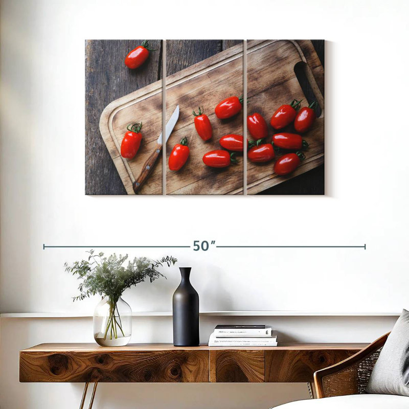 Yarlin Plum Tomatoes, 24" H x 38" W