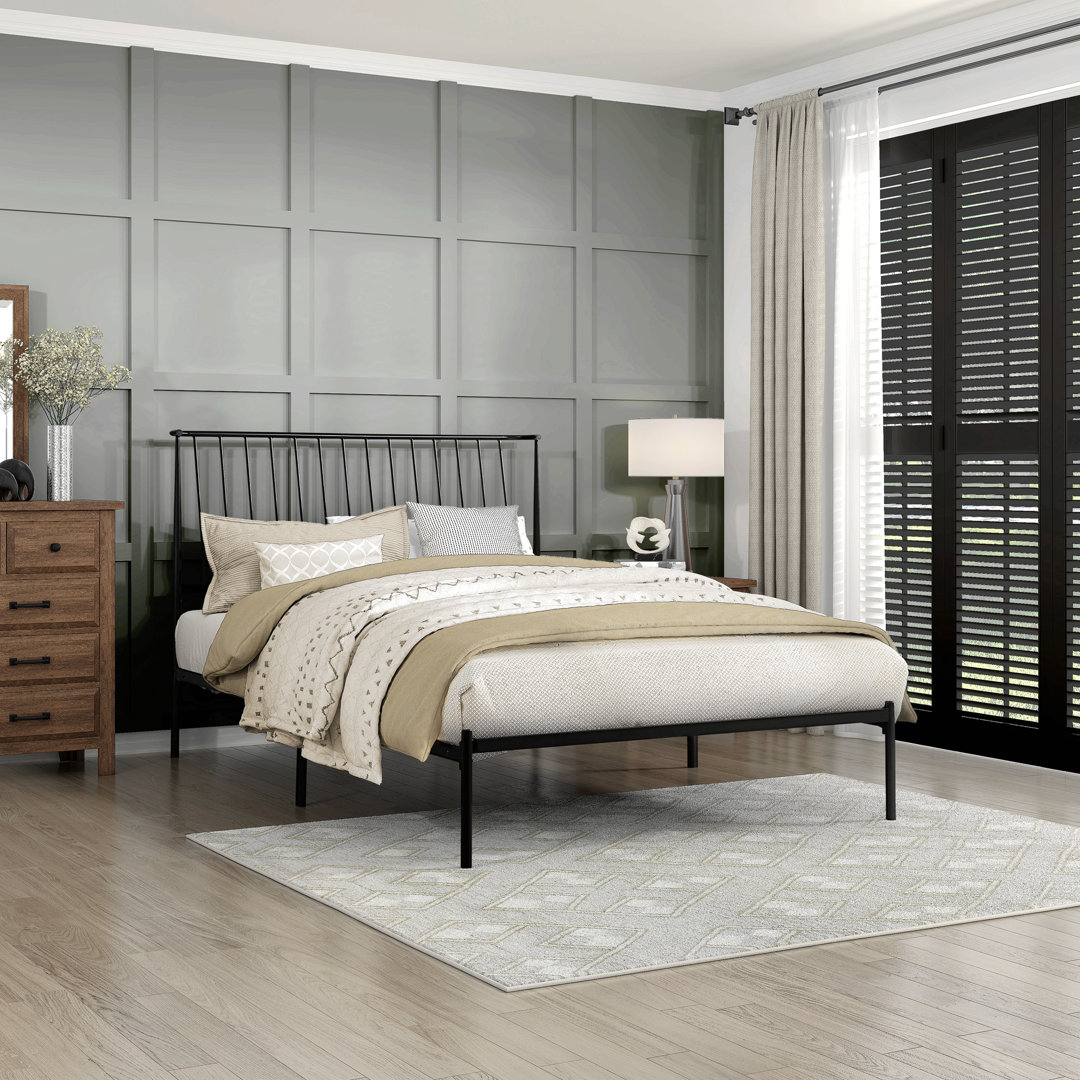 Aynsley Metal Platform Bed Wade Logan® 