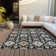 Machine Washable Indoor/Outdoor Husby ACN2200 Bohemian Rug