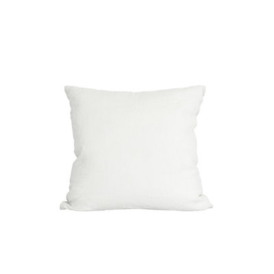 100% Linen Knife Edge Throw Pillow
