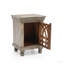 Table de chevet en bois gris antique