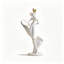 Figurine moderne moderne en résine-1552013698