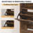 16-Pair Shoe Cabinet with Two Flip-Top Drawers-1799703530