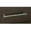 Finition brun foncé 1pc 2 tiroirs table de chevet tachetée barre de ton argenté mobilier de chambre à coucher moderne transitionnel