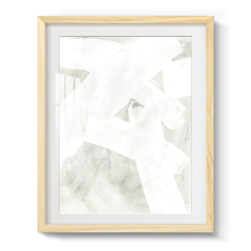 Pierre brossée I - impression encadrée, Naturel, H 28,5 po x l 20,5 po