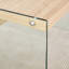 Table basse en MDF Aden avec pieds en verre trempé-115277803