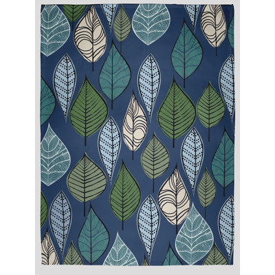 Autumn Leaves Fall Throw Blanket