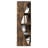 Book Shelf, Stackable 2-in-1 Bookshelf, Corner Bookcase with Display Shelf, 16.1 x 16.1 x 49.1, for Living Room, Bedroom, Home Office, Amber Pine-121881950