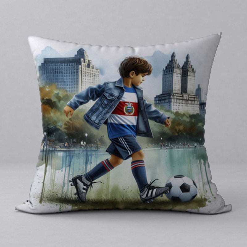 Housse et insert de coussin décoratif en polyester par Manos Morenas