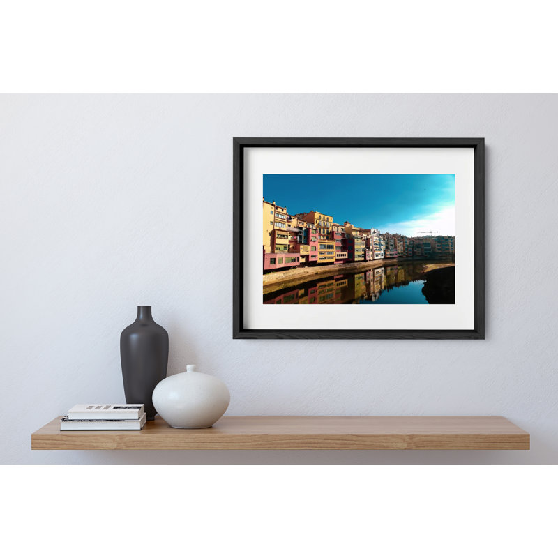 Casa Masó Print by Joseph Regan, 26" H x 36" W x 0.75" D, Black