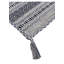 Azizi Striped Hand Woven Cotton Grey Rug-102097832