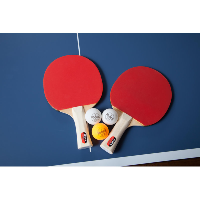 Joola SPIRIT Recreational Table Tennis Racket and Ping Pong Ball Set - Includes 2 Ping Pong Paddles, 3 Balls, and Carrying Case