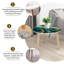 Ensemble de 2 tables basses gigognes Triangle