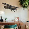 Lot De 6 Mini Avions Décoratifs En Métal - Style Vintage Rétro, Pour étagère, Bureau, Collection
