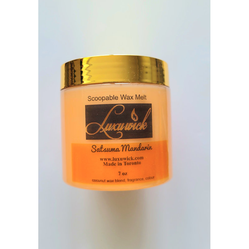 Mandarine parfumée à la cire sans cadre