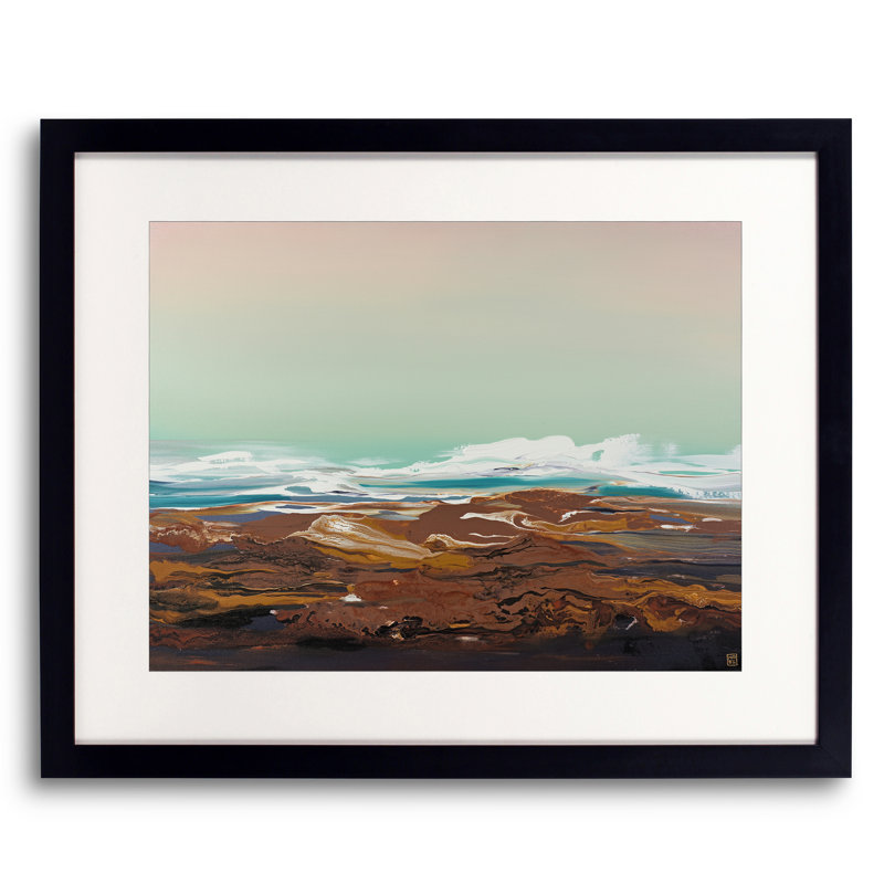 Morning Bliss Print by Novi Lim, Black Framed Paper, 16" H x 20" W