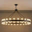 Lustre en forme de roue de chariot de 122 cm avec abat-jour en cristal-2127102446-2143331258